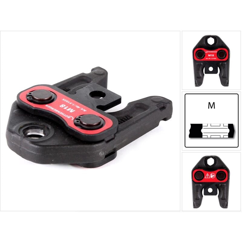 foto del prodotto ganascia standard m18 015103x per pressatrici romax acc rothenberger