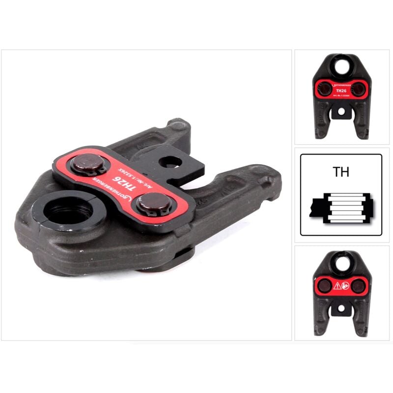 foto del prodotto ganascia standard th26 015326x per pressatrici romax rothenberger