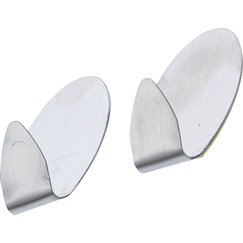 foto del prodotto ganci appenditutto in acciaio inox 35 x 50 mm 1,0 kg 2 pz.