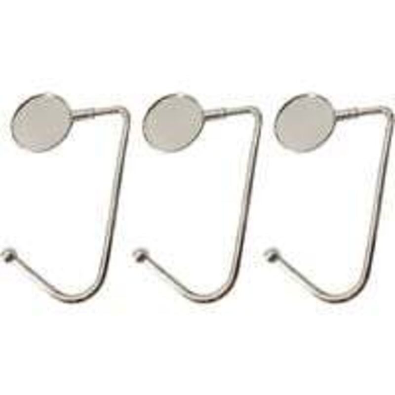 foto del prodotto ganci lunghi, ganci rotondi in metallo, ganci per calze di natale