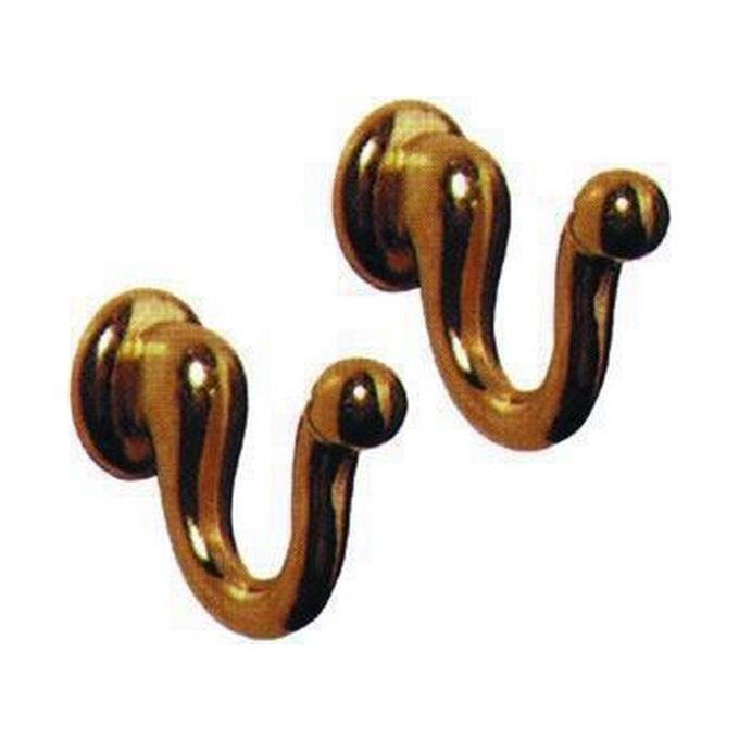 foto del prodotto ganci ornamentali in lega 5 pezzi 20 bronz.