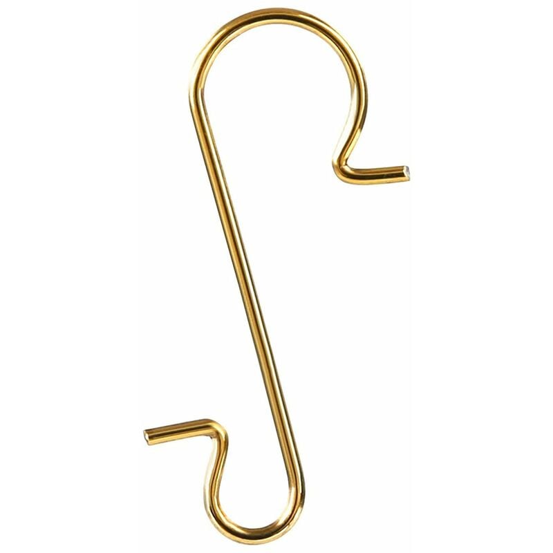 foto del prodotto ganci oro con glitter in pvc per palline albero di natale 40 pezzi