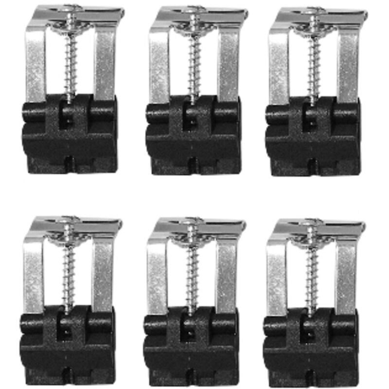 foto del prodotto ganci per fissaggio lavello inox 6 pz