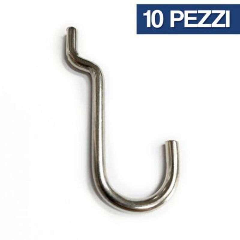 foto del prodotto ganci per pannelli forati n.4 mm.22x53