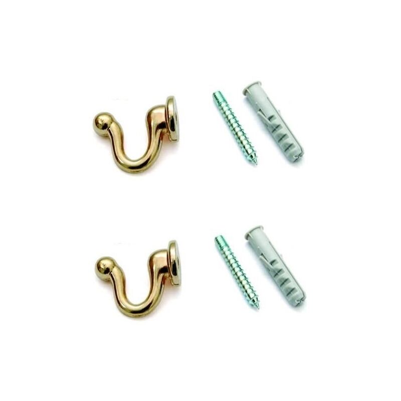 foto del prodotto ganci raccoglitenda medi oro mm.30 fer 107099 pz 2