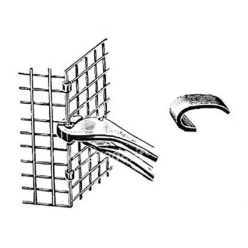 foto del prodotto ganci zincati per legatura rete giunzione reti gabbie mm 5x15x1 kg 1 19646 