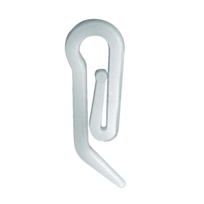foto del prodotto gancio a papera piccolo per tende in nylon pz20