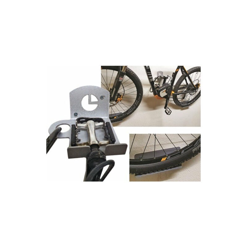 foto del prodotto gancio a parete antifurto per bici con supporto