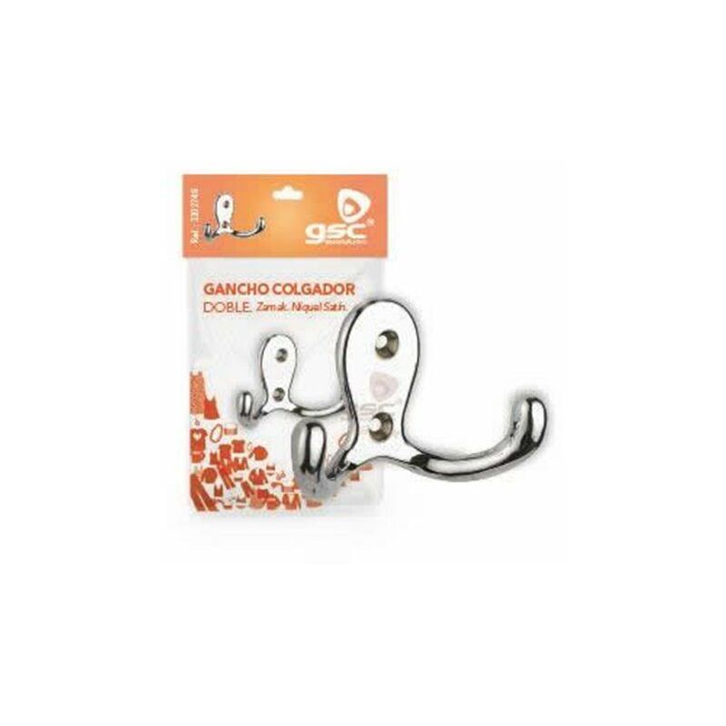 foto del prodotto gancio appendibile zamack doppio lucido gsc 003802748