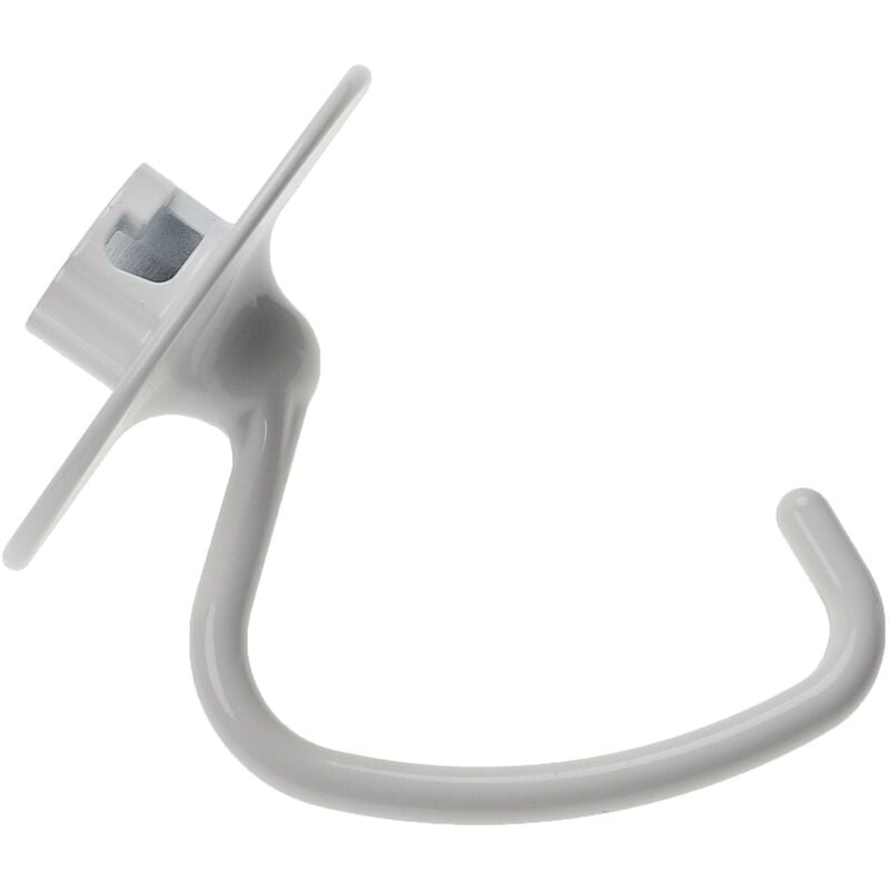 foto del prodotto gancio compatibile con kitchenaid artisan 5ksm185pseph, 5ksm185pseob robot da cucina attacco, 14,5 x 12 cm, alluminio bianco vhbw
