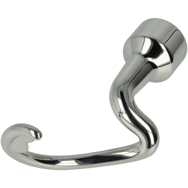 foto del prodotto gancio compatibile con kitchenaid ksm180, ksm75, ksm85ps robot da cucina attacco spirale, 14 x 6 cm, acciaio inox argento vhbw
