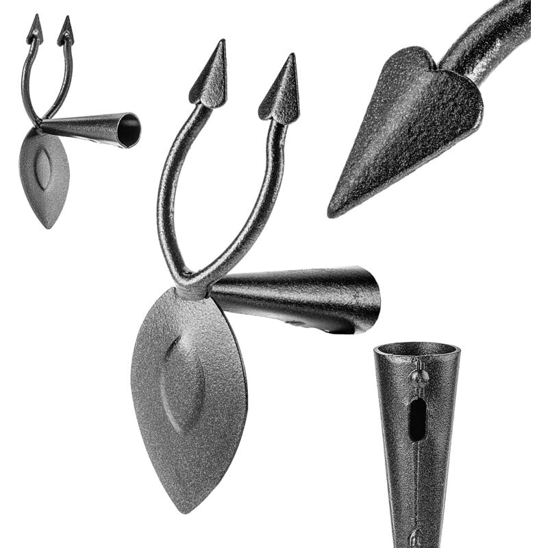 foto del prodotto gancio da giardino artigli balsamo per orticoltura in acciaio 2 denti per aerazione kadax