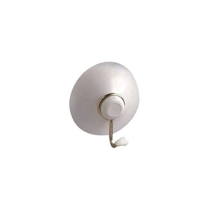 foto del prodotto gancio di aspirazione d.45 mm, d.30 mm, plastica trasparente e asta in acciaio, 1 pezzo.