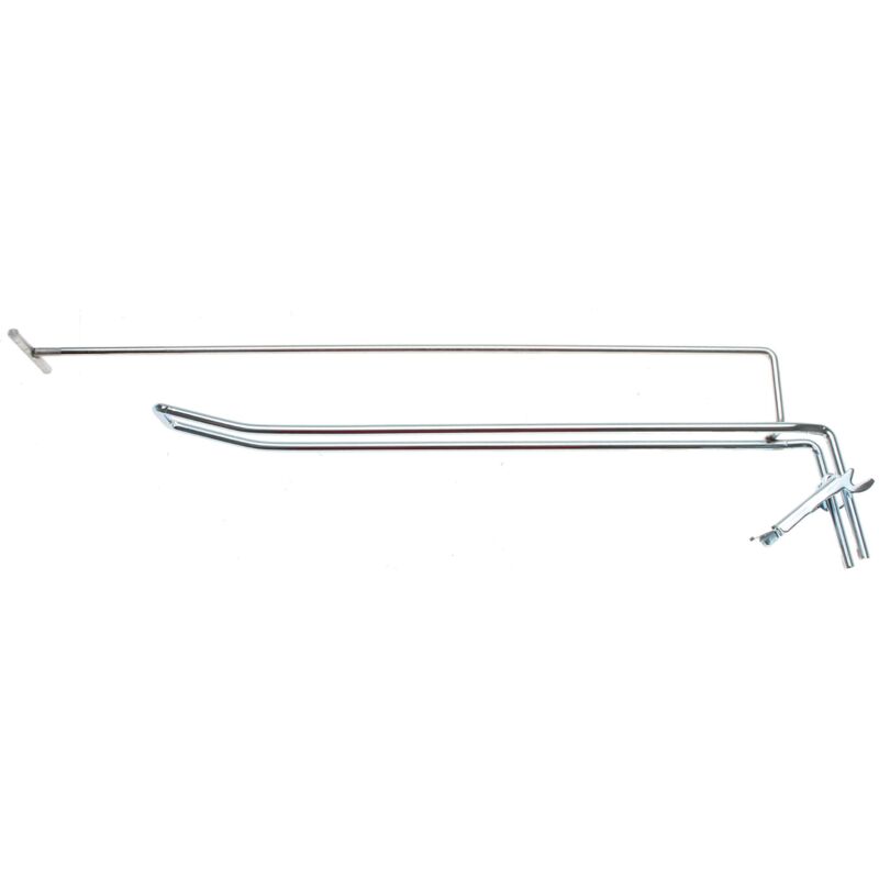 foto del prodotto gancio doppio 300 x 4,8 mm con supporto e pin trasversale