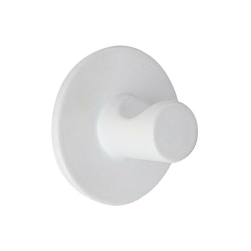foto del prodotto gancio in zinco verniciato da 3 m bianco tendance