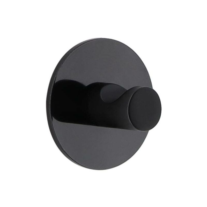 foto del prodotto gancio in zinco verniciato da 3 m nero tendance