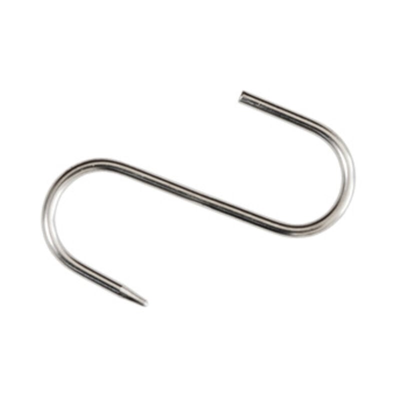 foto del prodotto gancio inox per macellai mm.120x5. prezzo per 1 pezzo.