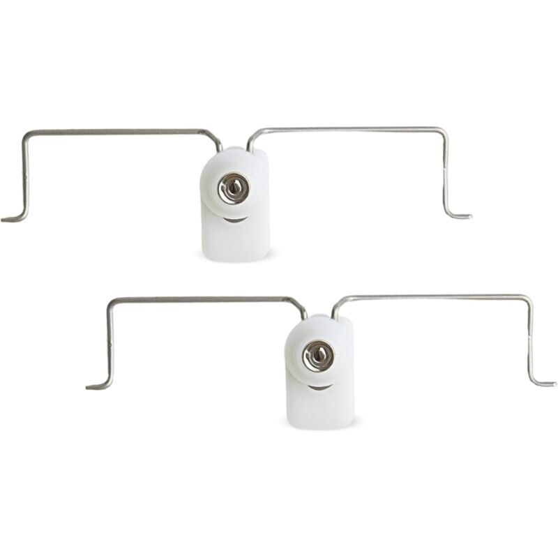 foto del prodotto gancio no foro per tende a pacchetto universale su tutti gli infissi - ganci per tende senza bucare attacco invisibile con alette flessibili e