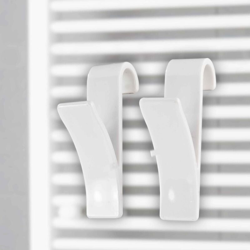 foto del prodotto gancio per asciugamani bianco 2 pezzi