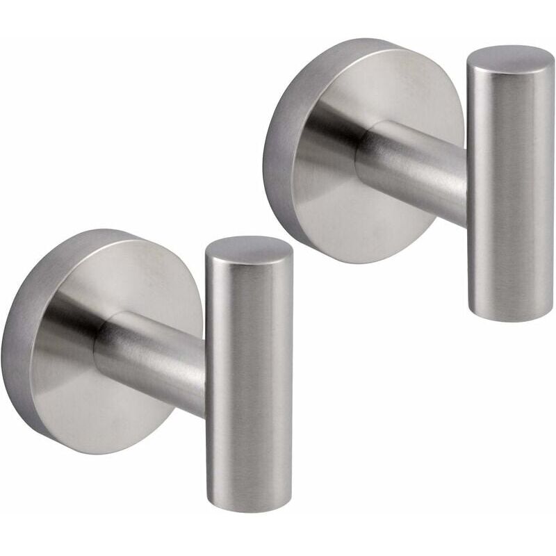 foto del prodotto gancio per asciugamani da bagno in acciaio inox sus 304, singolo, per cappotti accappatoi, per bagno, cucina, stile hotel contemporaneo, montaggio a