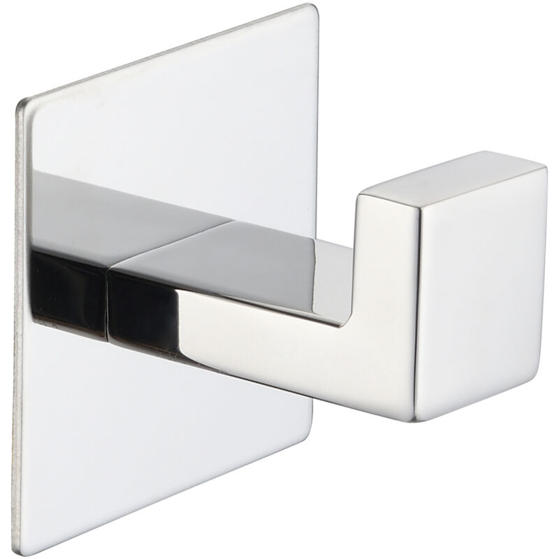 foto del prodotto gancio per asciugamano da bagno in acciaio inossidabile, quadrato, per vestiti, asciugamano, cappotto, accappatoio, armadio, porta spugna, per bagno,