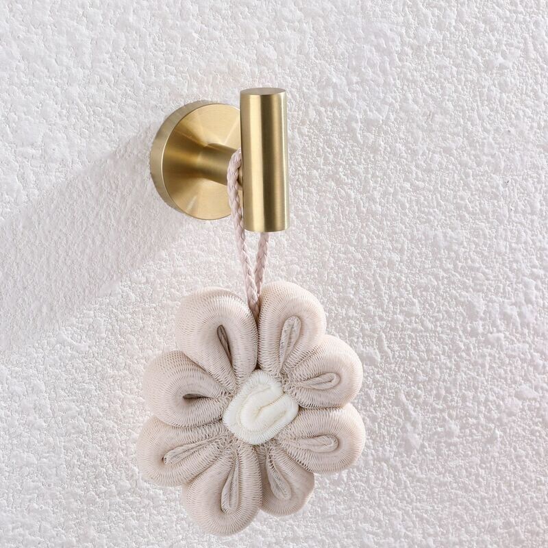 foto del prodotto gancio per bagno in acciaio inox sus 304 ganci da parete resistenti per bagno, ganci per accappatoio, ganci per appendere asciugamani, 2 pezzi