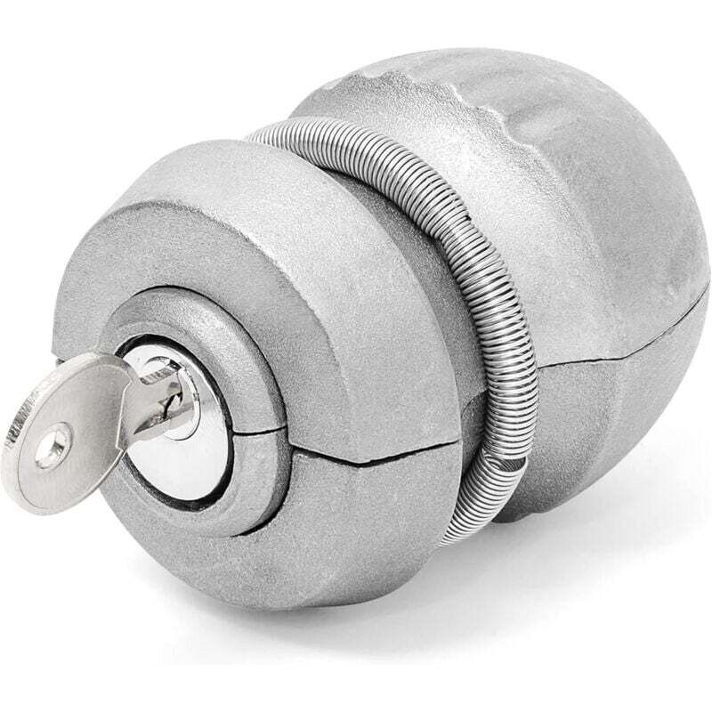 foto del prodotto gancio per rimorchio in lega di zinco, giunto sferico, dispositivo antifurto, accessori per rimorchio, bullone di bloccaggio per roulotte, 50 mm.