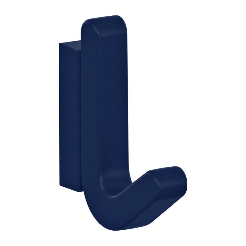 foto del prodotto gancio singolo ser.477 opaco,elastico ku. tpu 50 blu acciaio h.68mm hewi