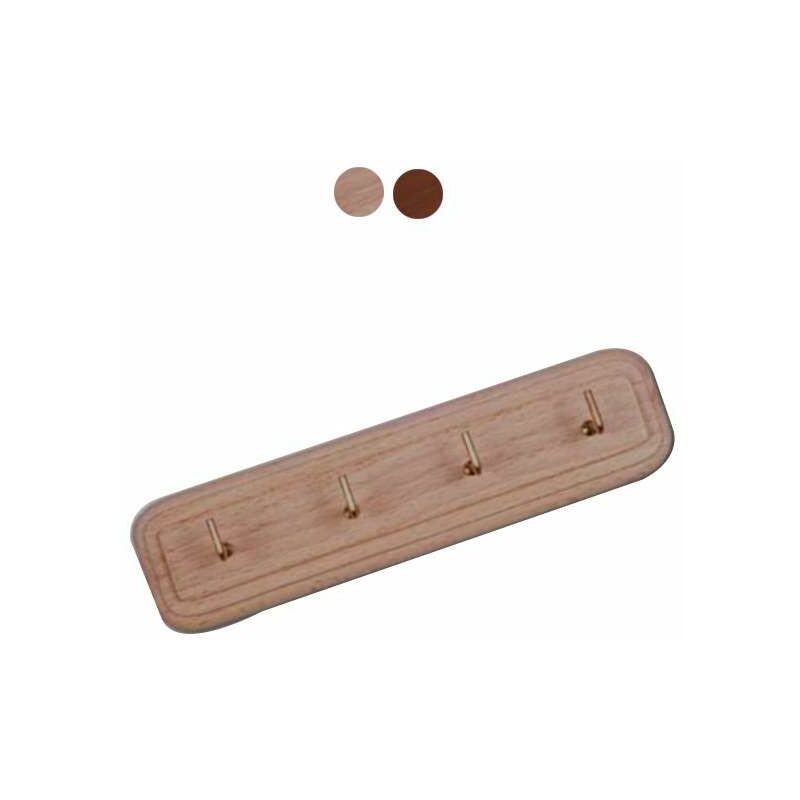 foto del prodotto gancio strofinacci 4p noce chia. cm 18,0x5,0 jumbo
