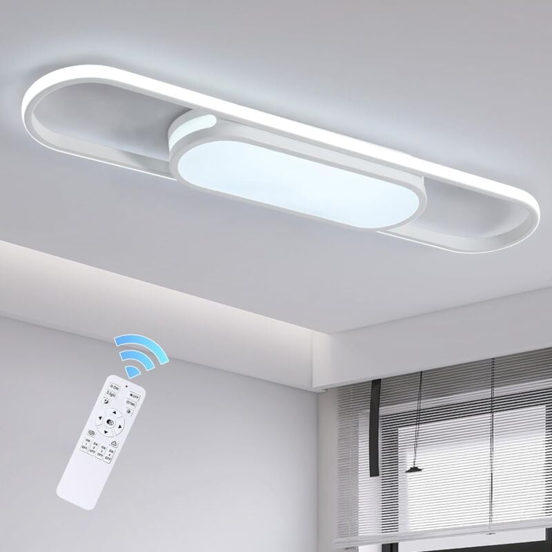 foto del prodotto ganeed lampadario led soffitto moderna plafoniera dimmerabile con telecomando plafoniera cameretta plafoniere per soggiorno cucina sala da pranzo