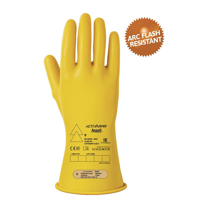foto del prodotto gant de protection pour lectricien activarmr rig0011y taille 11 jaune