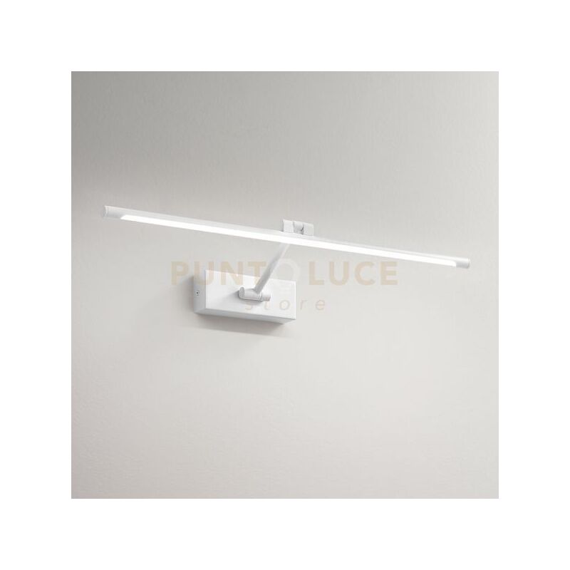 foto del prodotto gap461c applique a parete in metallo bianco a led 3000k 656lm 12w 71cm