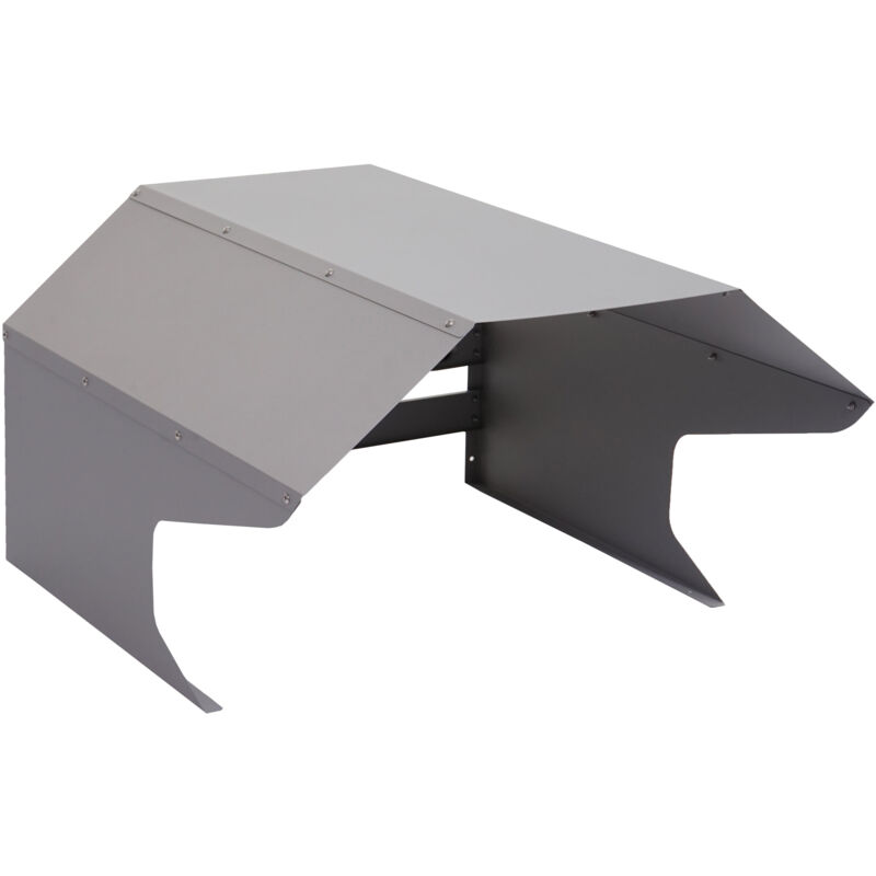 foto del prodotto garage riparo per robot tosaerba 41x60x70cm hhg 973 acciaio zincato grigio