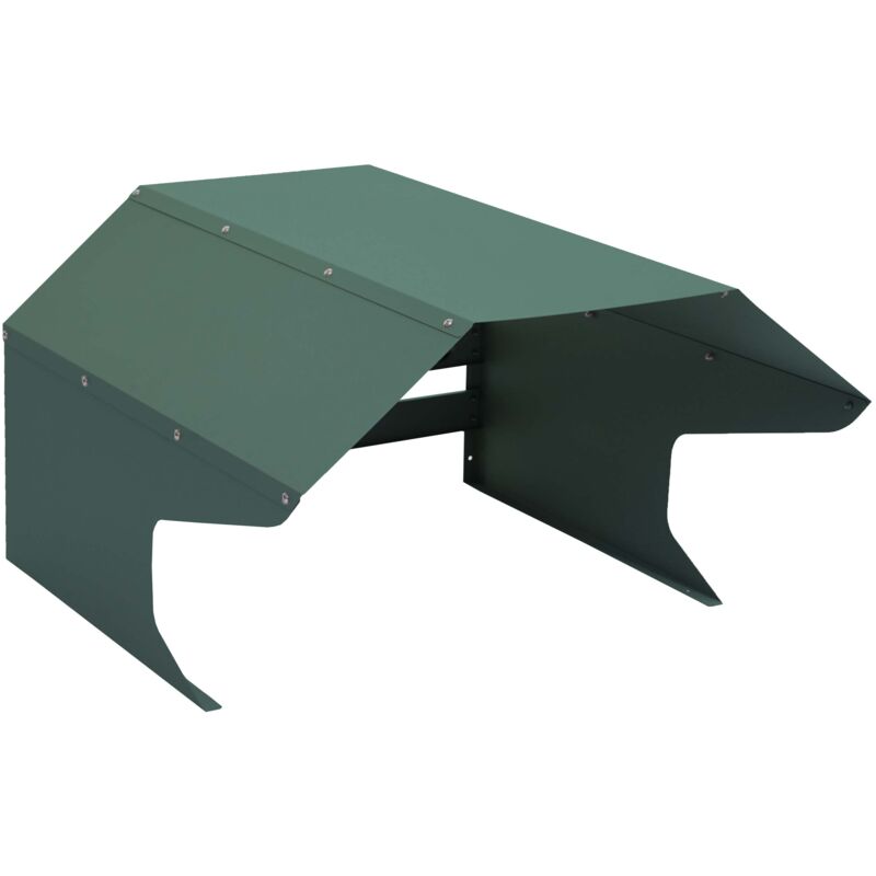 foto del prodotto garage riparo per robot tosaerba 41x60x70cm hhg 973 acciaio zincato verde