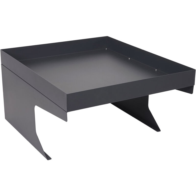 foto del prodotto garage riparo per robot tosaerba con fioriera hhg 786 37x60x70cm acciaio zincato antracite
