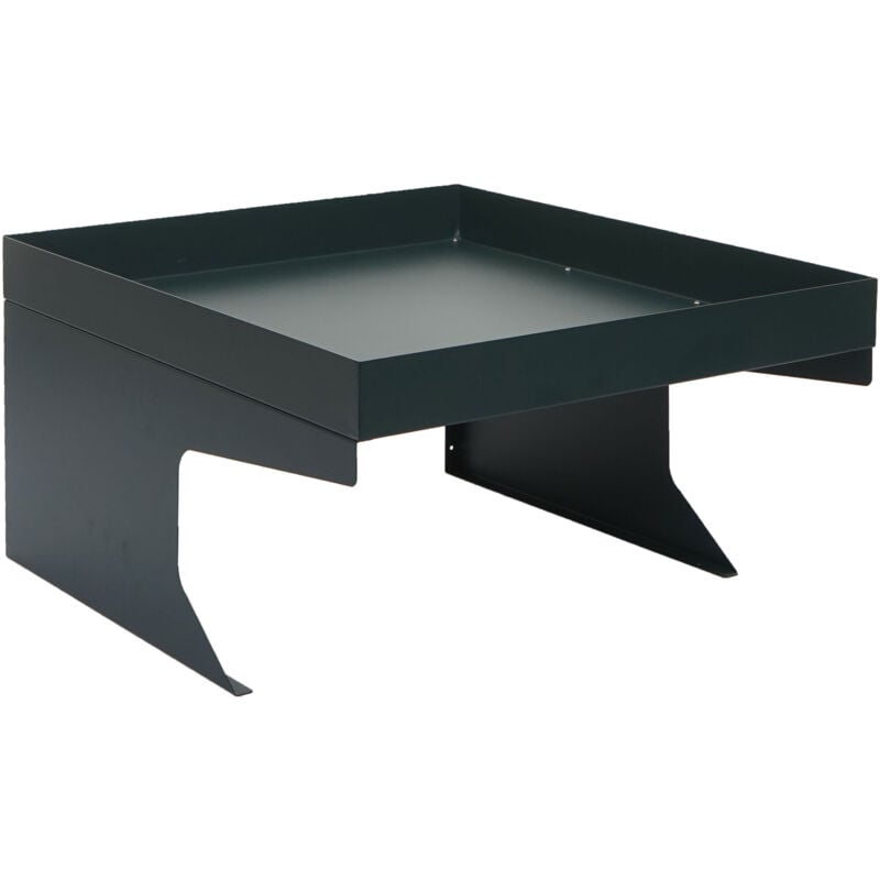 foto del prodotto garage riparo per robot tosaerba con fioriera hhg 786 37x60x70cm acciaio zincato verde