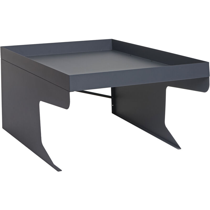 foto del prodotto garage riparo per robot tosaerba con fioriera hhg 823 xl 47x70x100cm acciaio zincato antracite