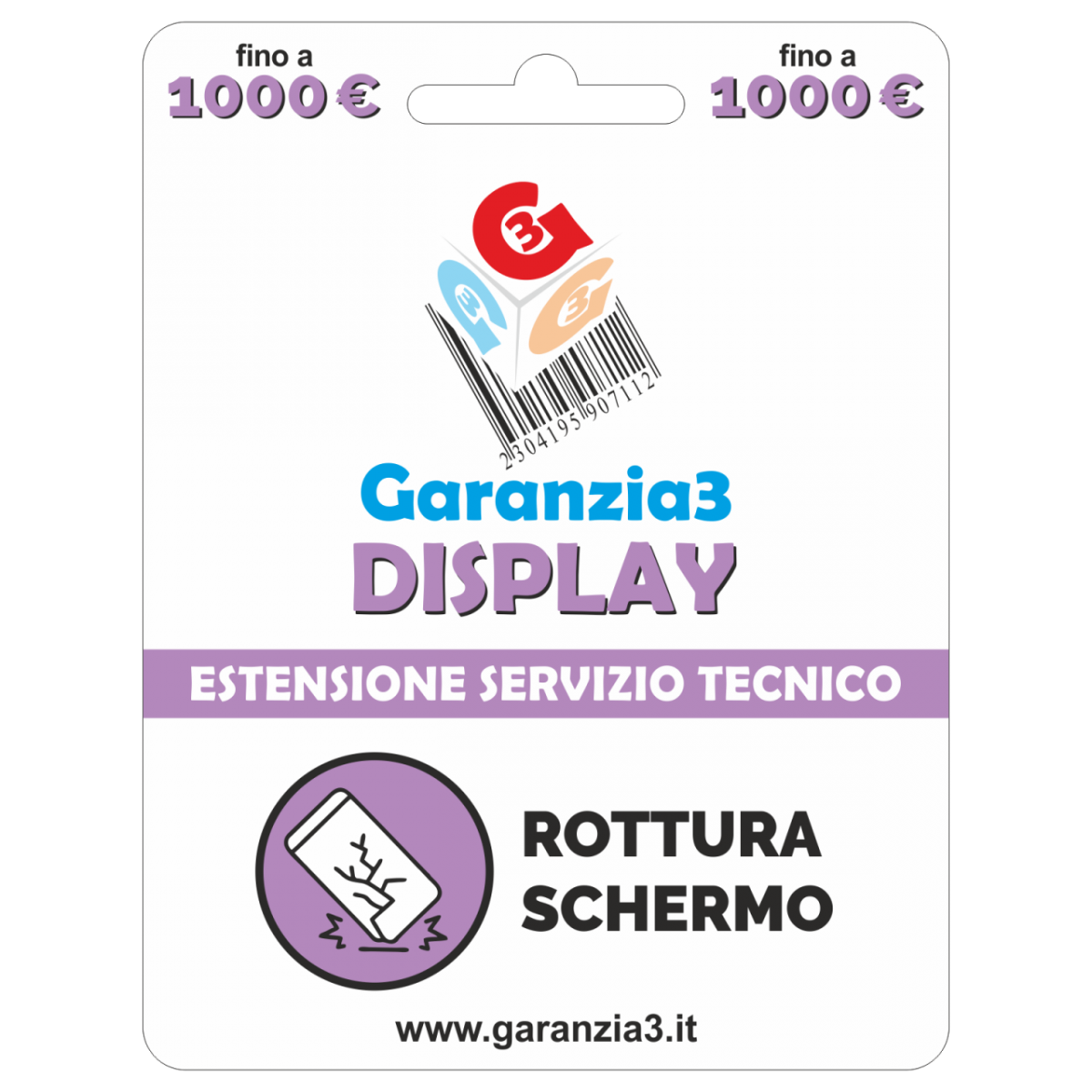 foto del prodotto garanzia3 display valore dispositivo 1000