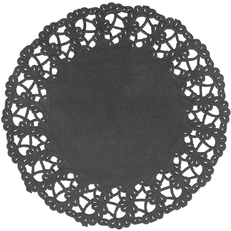 foto del prodotto garcia de pou 250 unit carta centrini, 14 cm, rotondo, nero, 14 x 30 x 30 cm