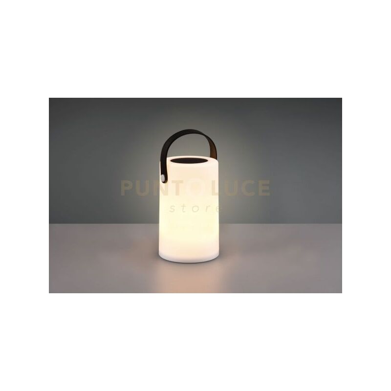 foto del prodotto garcia lampada led 0,1w 15lm, 3000k da appoggio da esterno solare ricaricabile anche rgb h.20,5cm ip44