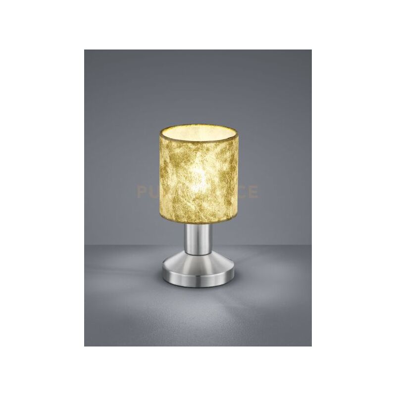 foto del prodotto garda lampada tavolo diffusore in tessuto oro h. 18cm d. 9,5cm