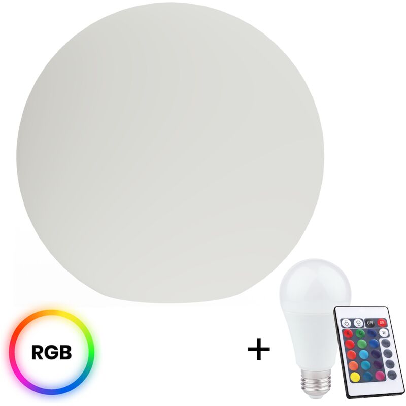 foto del prodotto garden ball globo fi400 lampadina rgb a60 10w telecomando