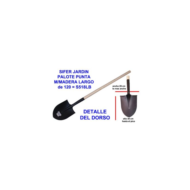 foto del prodotto garden bastone punta lunga in legno s518lb sifer