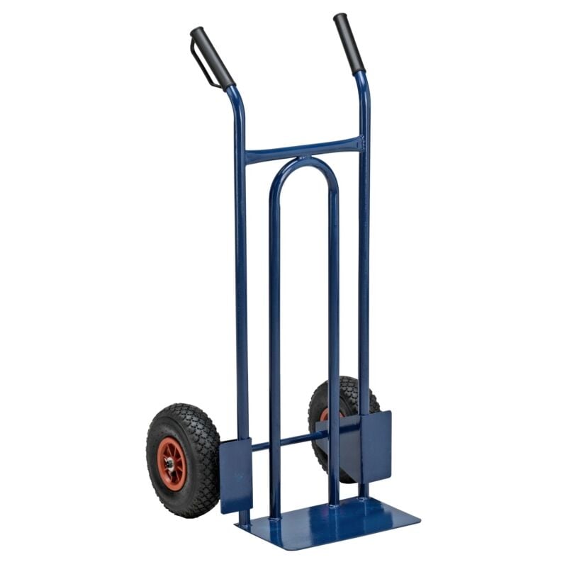 foto del prodotto garden carrello per trasporto universale con ruote pneumatiche e portata massima di 200 kg essenza 48x52x110 cm