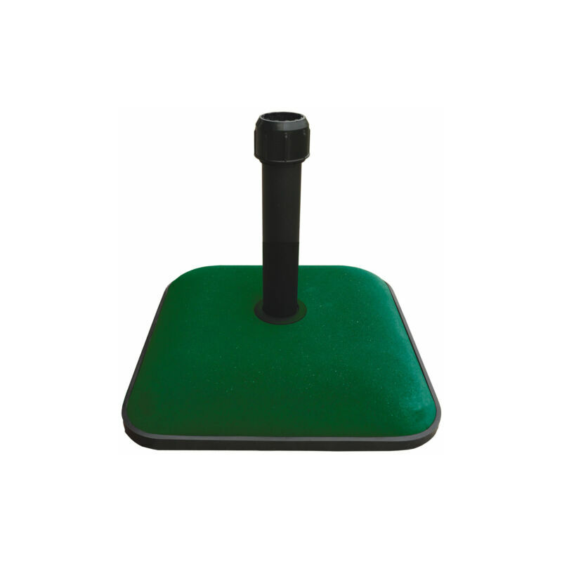 foto del prodotto garden deluxe collection base per ombrellone quadrata in cemento colorato 25 kg 45x45 cm kroma gdlc green