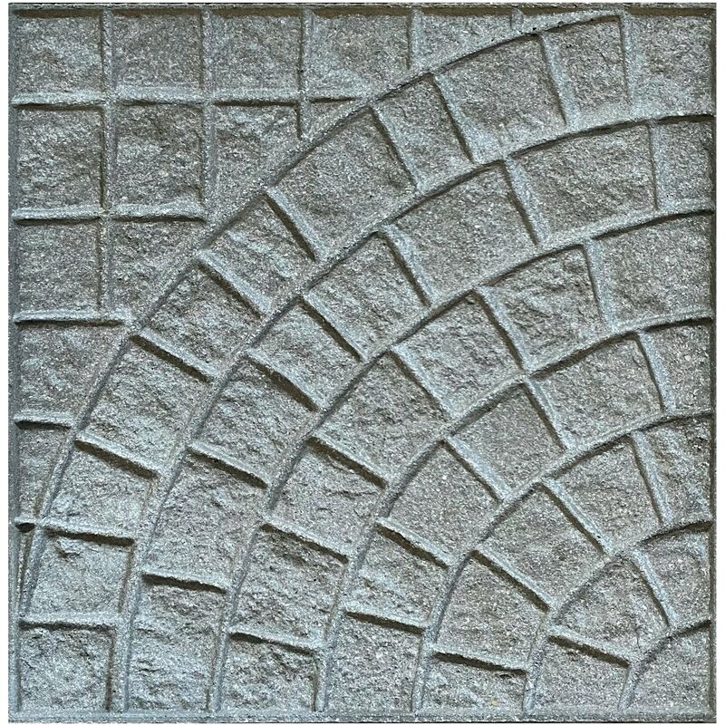 foto del prodotto garden deluxe collection lastra base per pavimento in cemento ventaglio grey