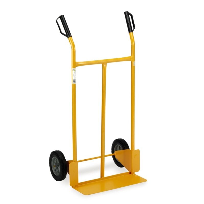 foto del prodotto garden friend carrello portapacchi 2 ruote rigide da lavoro in ferro per trasporto bravetta