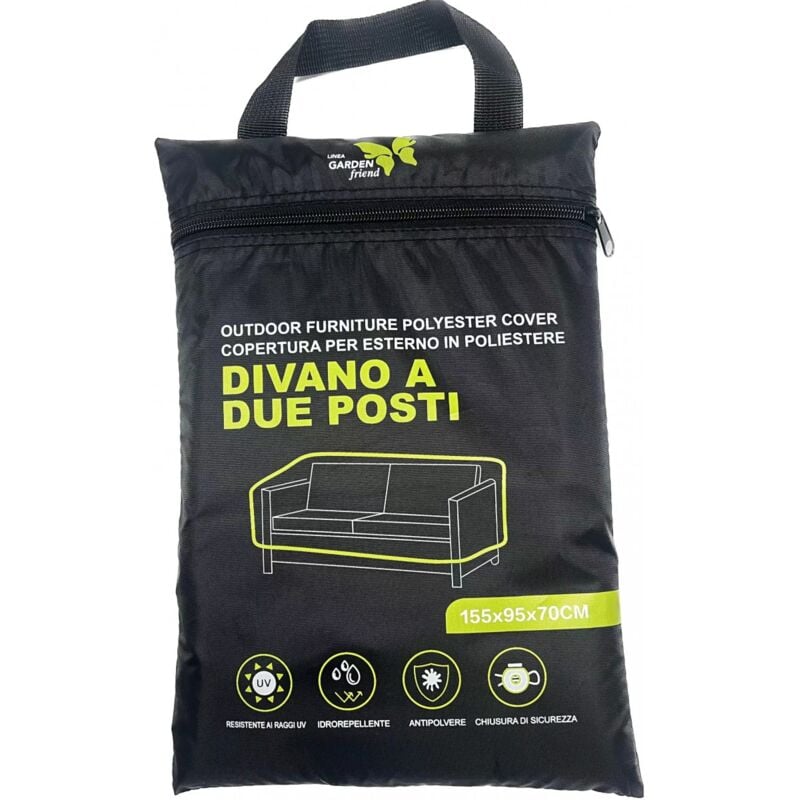 foto del prodotto garden friend custodia protettiva per divano 2 posti 155x95x70 cm