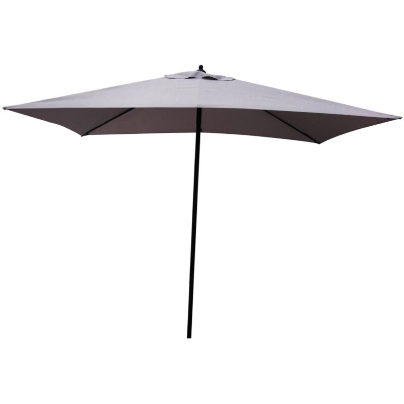 foto del prodotto garden friend ombrellone da giardino rettangolare essenza push up in poliestere grigio 2x3 mt
