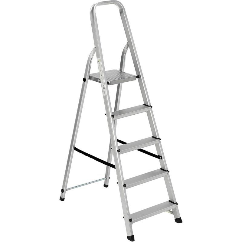 foto del prodotto garden friend scala alluminio 5 gradini 45x91x150h cm portata max.150 kg